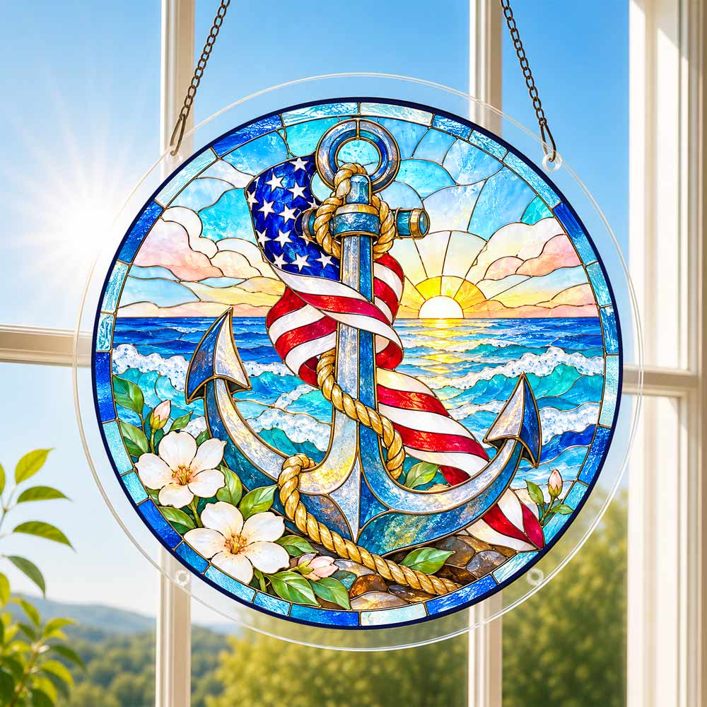 Acrylic Jigsaw Puzzle Acrylic Jigsaw Puzzle Suncatcher - Anchor of Service