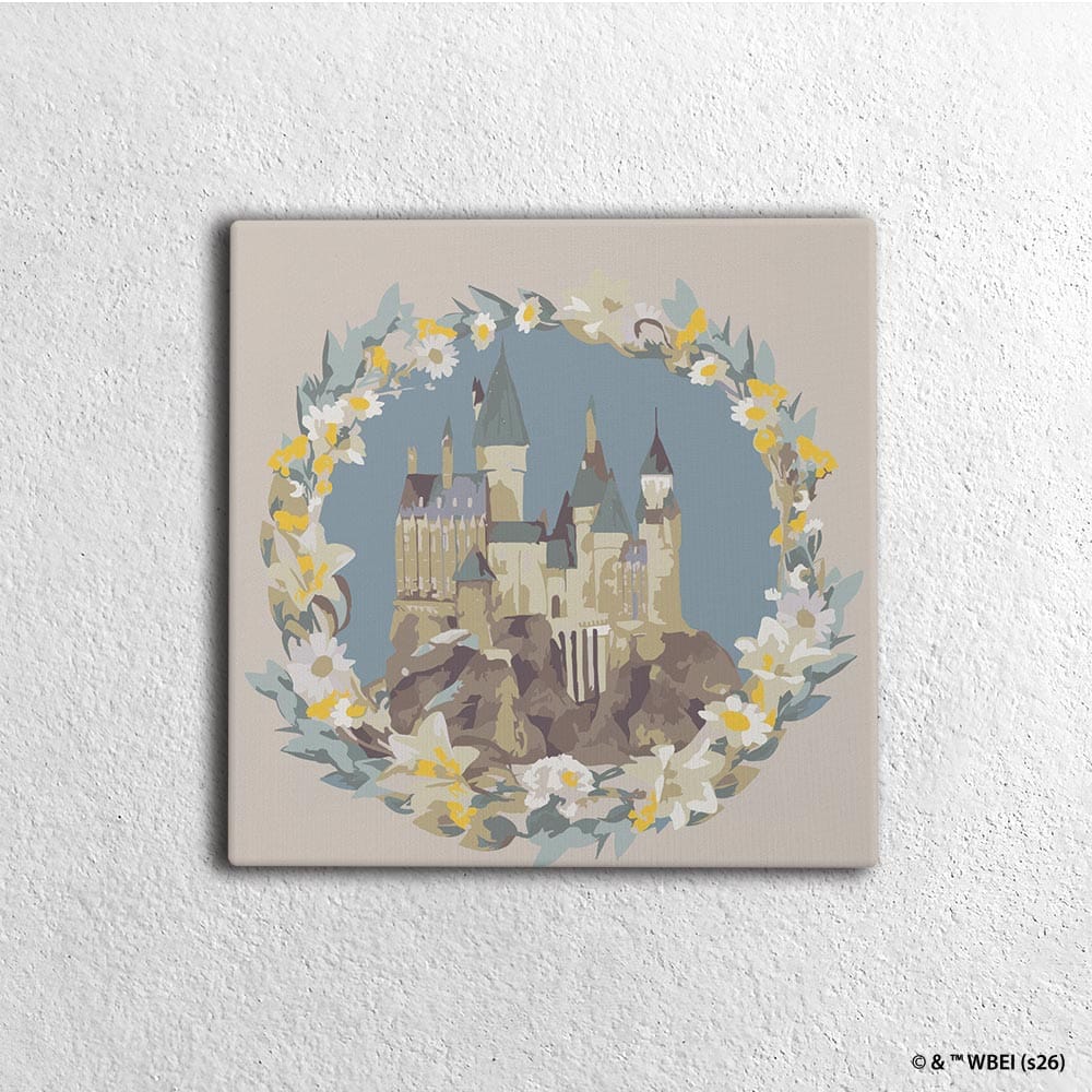 Painting By Numbers Kits 9.8" x 9.8" (25x25cm) Hogwarts Castle - Paint By Numbers Kit