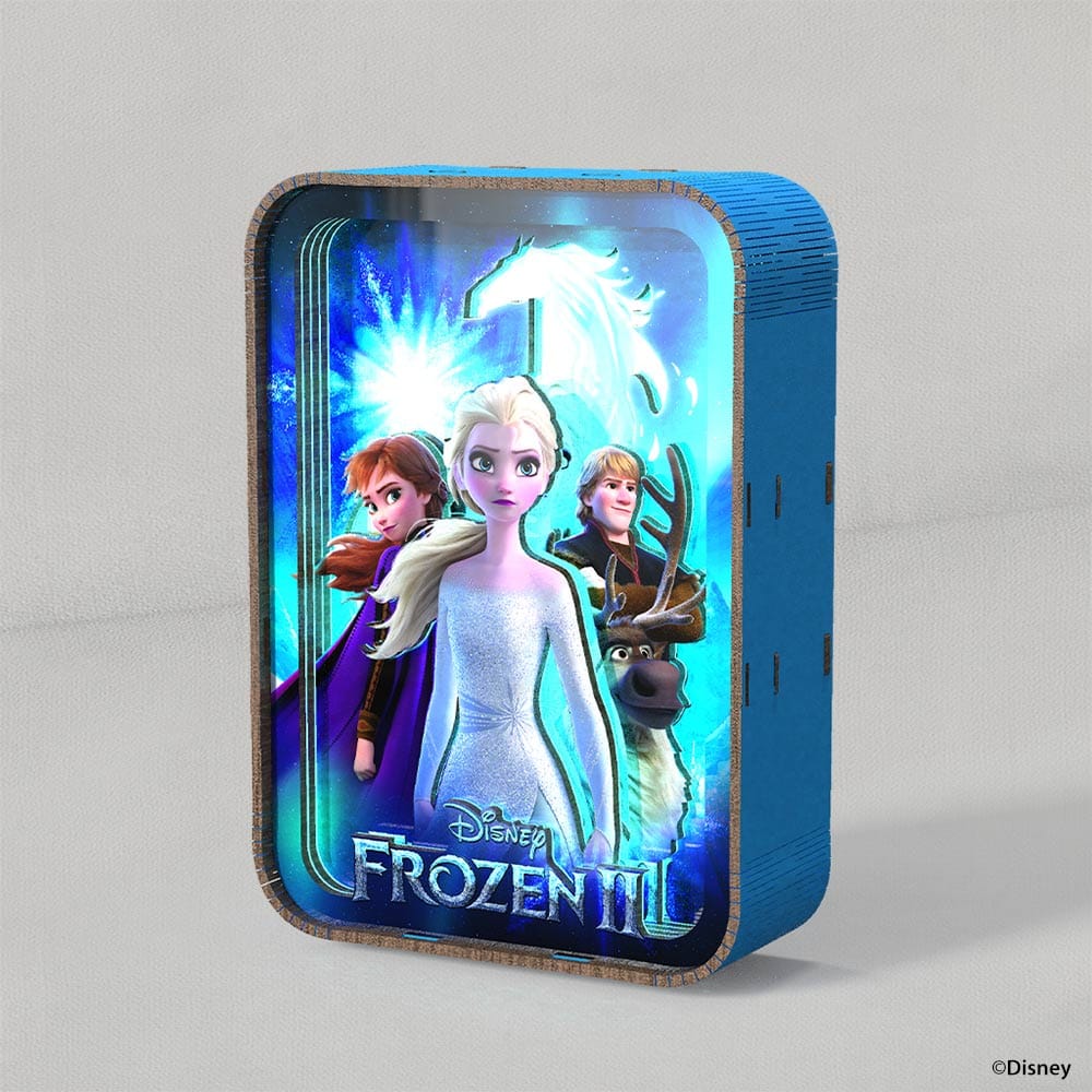 3D DIY Wooden Puzzle Night Lamps Ice Spirit Ice Spirit - 3D DIY Wooden Puzzle Night Lamp