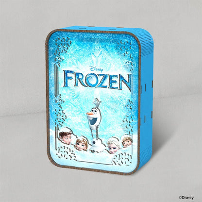 3D DIY Wooden Puzzle Night Lamps Frozen Magic Glow Frozen Magic Glow - 3D DIY Wooden Puzzle Night Lamp