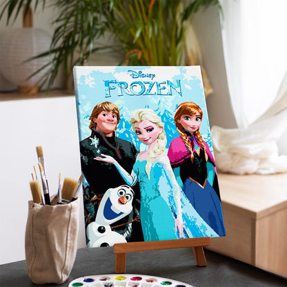 Painting By Numbers Kits 14.2" x 19.7" (36x50cm) Frozen Friends - Paint By Numbers Kit