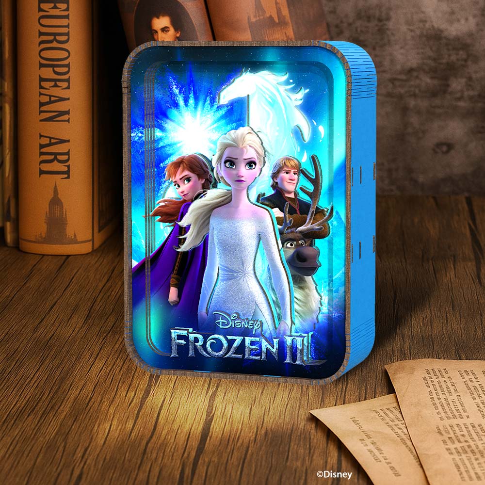 3D DIY Wooden Puzzle Night Lamps Ice Spirit Ice Spirit - 3D DIY Wooden Puzzle Night Lamp
