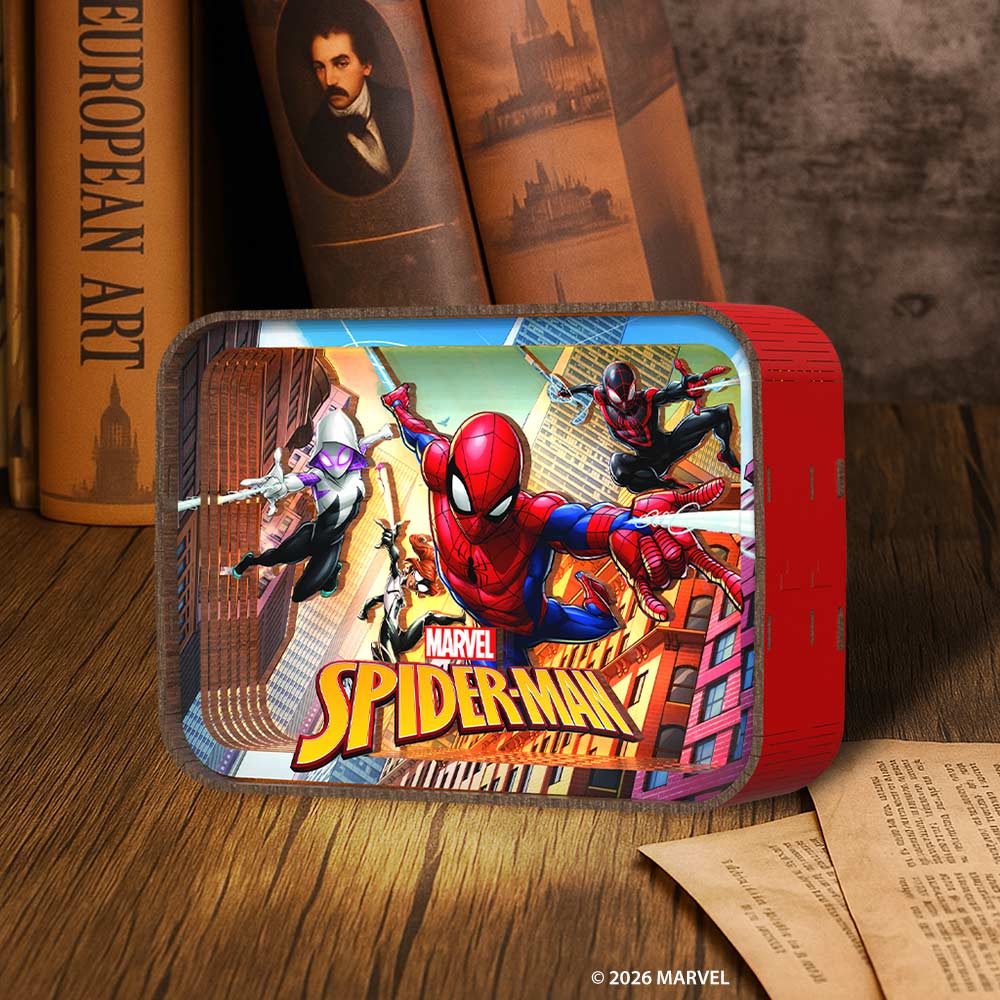 3D DIY Wooden Puzzle Night Lamps Spider-man Spider-man - 3D DIY Wooden Puzzle Night Lamp