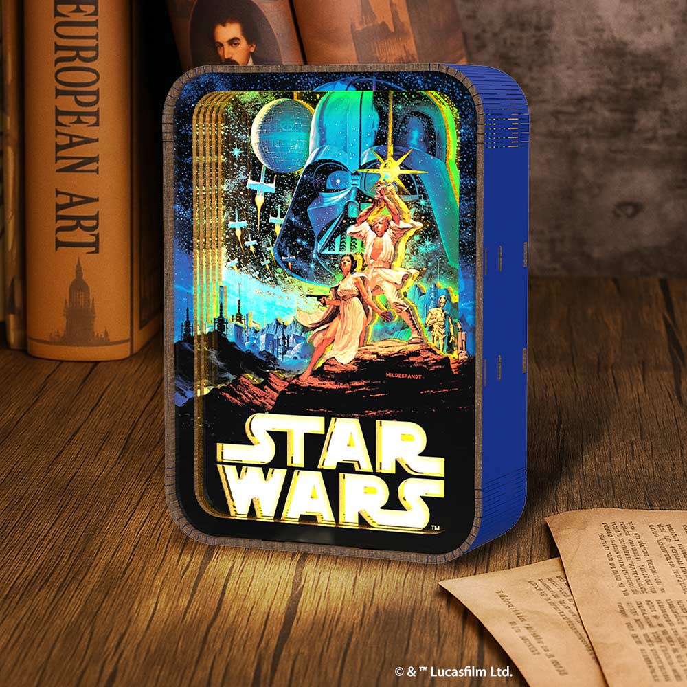 3D DIY Wooden Puzzle Night Lamps Star Wars: A New Hope Star Wars: A New Hope - 3D DIY Wooden Puzzle Night Lamp
