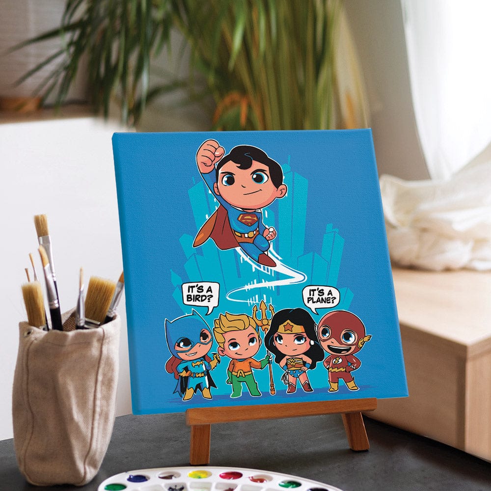 Painting By Numbers Kits 9.8" x 9.8" (25x25cm) Justice League - Paint By Numbers Kit