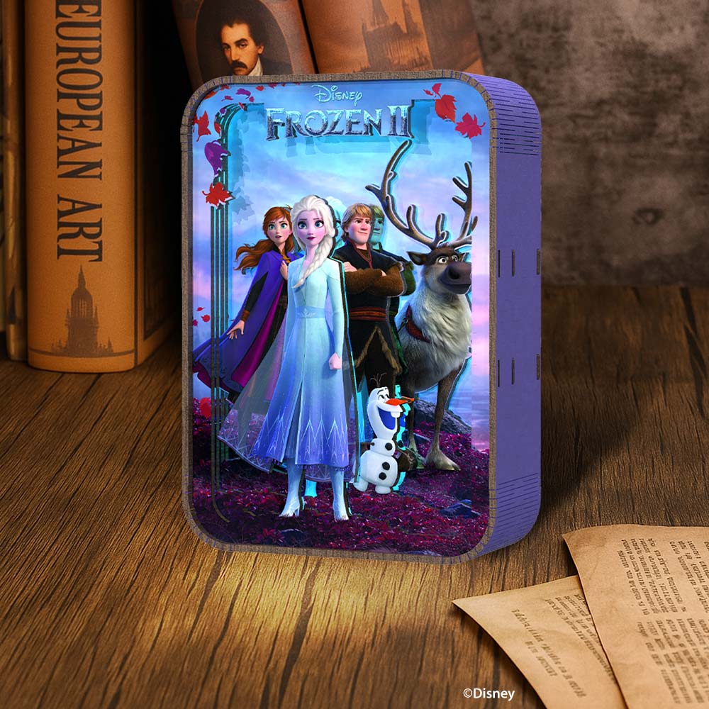 3D DIY Wooden Puzzle Night Lamps Frozen Journey Frozen Journey - 3D DIY Wooden Puzzle Night Lamp