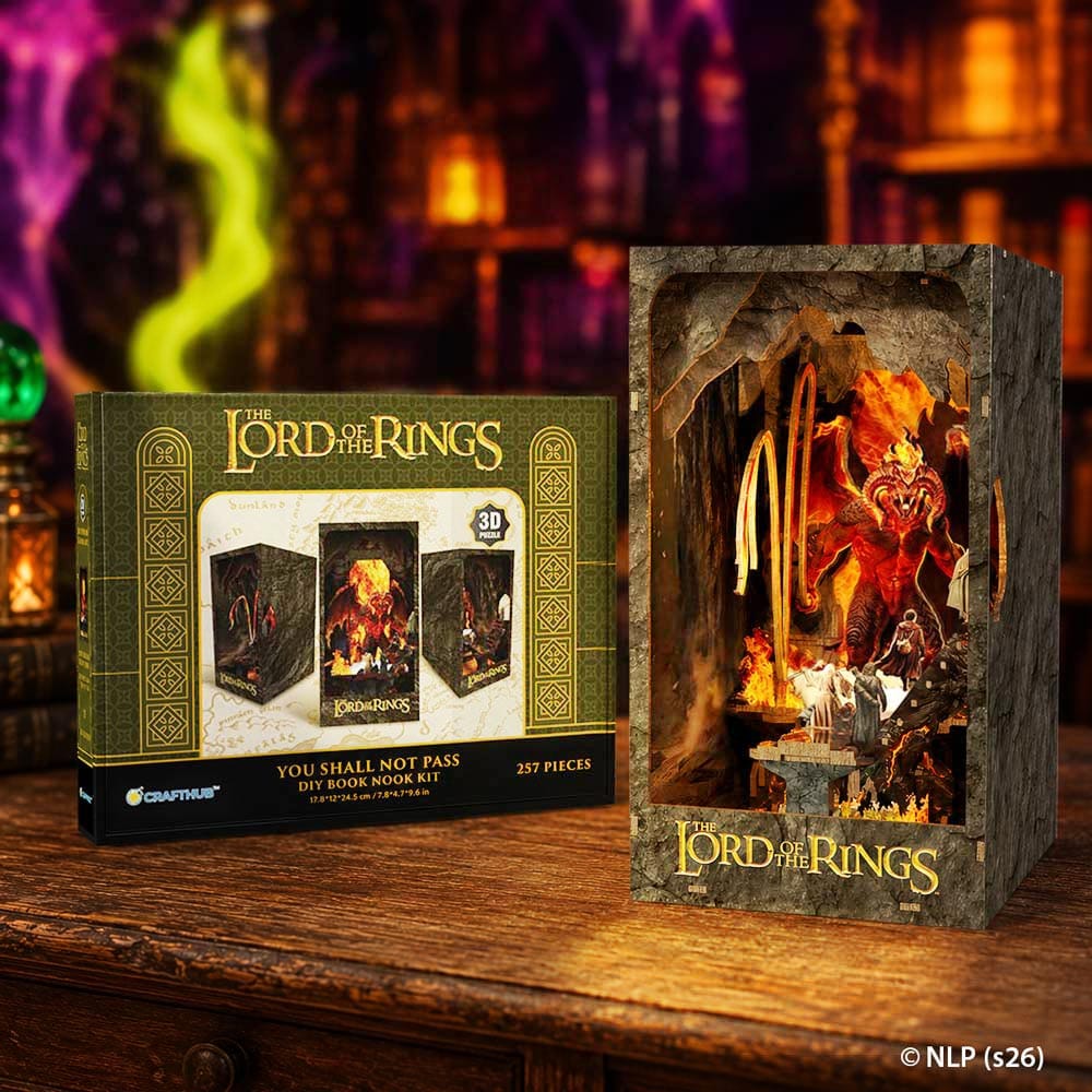 Book Nook Kits 274 Pieces | 18.5×13.5×25.5 cm (7.3" × 5.4" × 10") You Shall Not Pass - DIY Book Nook Kit