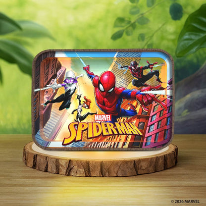 3D DIY Wooden Puzzle Night Lamps Spider-man Spider-man - 3D DIY Wooden Puzzle Night Lamp