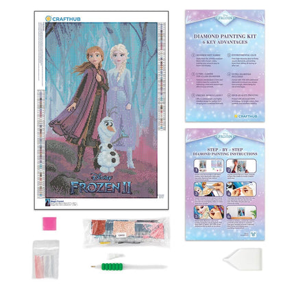 Diamond Painting Kits 15.7" x 24.8" | 40cm x 63cm Magic Forest - Diamond Painting Kit
