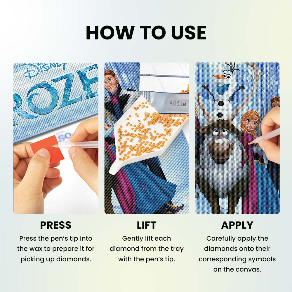 Diamond Painting Kits 17.7" x 24" | 45cm x 61cm Frozen Journey - Diamond Painting Kit