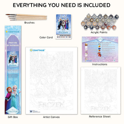 Painting By Numbers Kits 14.6" x 19.7" (37x50cm) Frozen Journey - Paint By Numbers Kit