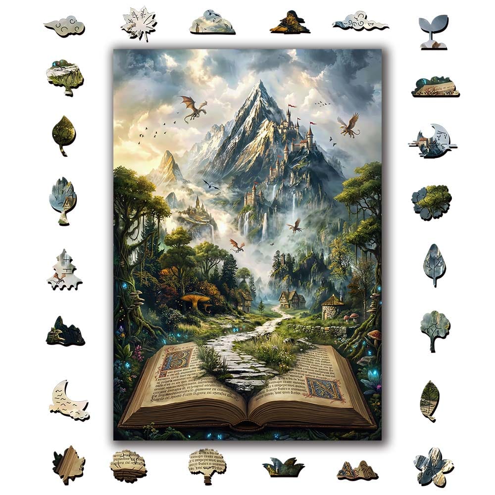 Wooden Jigsaw Puzzles A5/Small Endless Realm - Wooden Jigsaw Puzzle