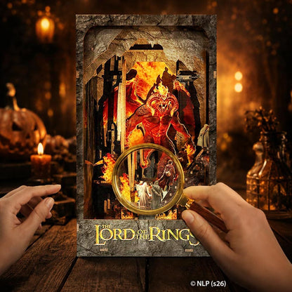 Book Nook Kits 274 Pieces | 18.5×13.5×25.5 cm (7.3" × 5.4" × 10") You Shall Not Pass - DIY Book Nook Kit