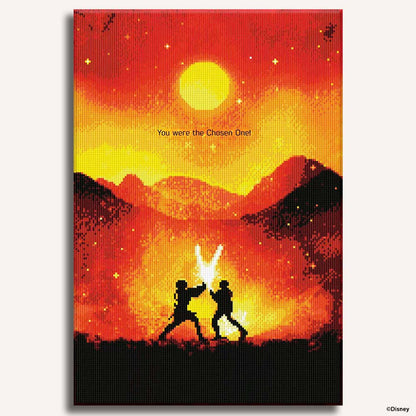 Diamond Painting Kits 15.7" x 23.2" | 40cm x 59cm Mustafar™ Battle - Diamond Painting Kit
