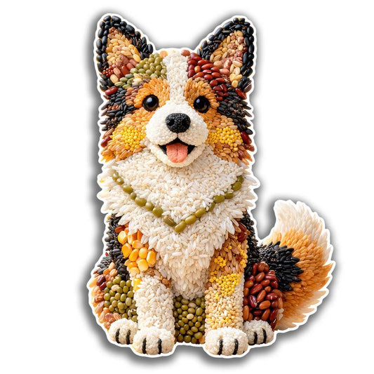 Wooden Jigsaw Puzzles Grainy Corgi - Jigsaw Puzzle