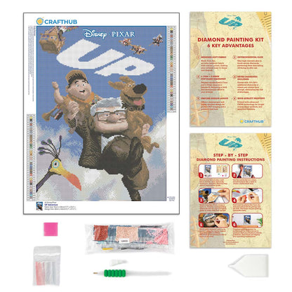 Diamond Painting Kits 15.7" x 21.3" | 40cm x 54cm Up Adventure - Diamond Painting Kit