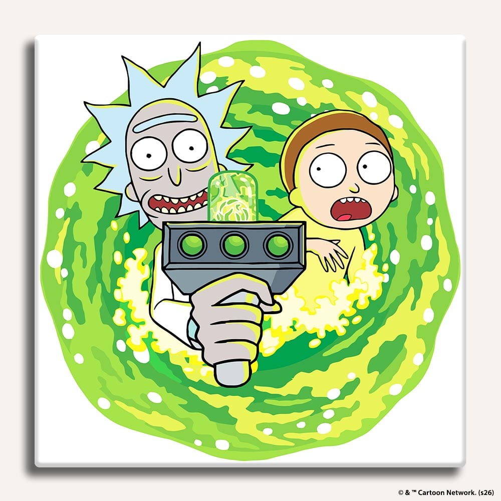 Painting By Numbers Kits 11.8" x 11.8" (30x30cm) Rick & Morty - Paint By Numbers Kit