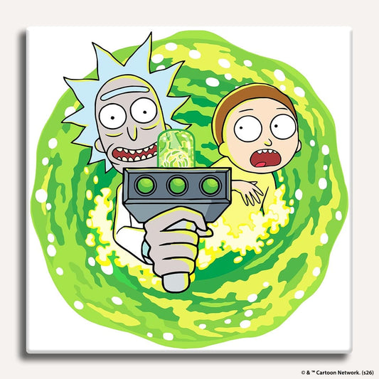 Painting By Numbers Kits 11.8" x 11.8" (30x30cm) Rick & Morty - Paint By Numbers Kit