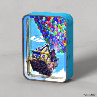 3D DIY Wooden Puzzle Night Lamps Up Up - 3D DIY Wooden Puzzle Night Lamp