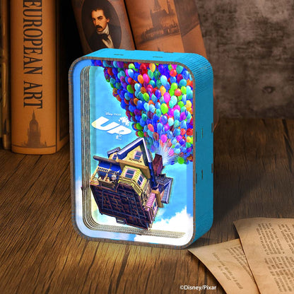 3D DIY Wooden Puzzle Night Lamps Up Up - 3D DIY Wooden Puzzle Night Lamp