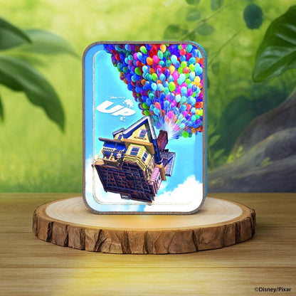 3D DIY Wooden Puzzle Night Lamps Up Up - 3D DIY Wooden Puzzle Night Lamp