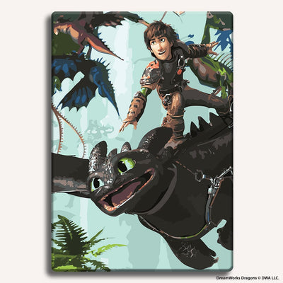 Painting By Numbers Kits 13.8" x 19.7" (35x50cm) Flight Brothers - Paint By Numbers Kit