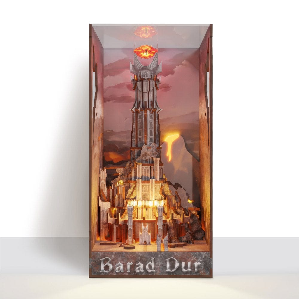 Book Nook Kits Great Hall: 534 Pieces - Hogwarts Express: 344 Pieces - Barad Dur: 254 Pieces 3-Pack DIY Book Nook Kit Set: Harry Potter The Great Hall, Hogwarts Express Station, The Lord of the Rings: Barad Dur -