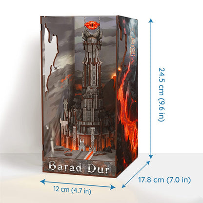 Book Nook Kits Great Hall: 534 Pieces - Hogwarts Express: 344 Pieces - Barad Dur: 254 Pieces 3-Pack DIY Book Nook Kit Set: Harry Potter The Great Hall, Hogwarts Express Station, The Lord of the Rings: Barad Dur -