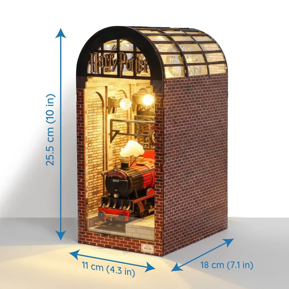 Book Nook Kits Great Hall: 534 Pieces - Hogwarts Express: 344 Pieces - Barad Dur: 254 Pieces 3-Pack DIY Book Nook Kit Set: Harry Potter The Great Hall, Hogwarts Express Station, The Lord of the Rings: Barad Dur -