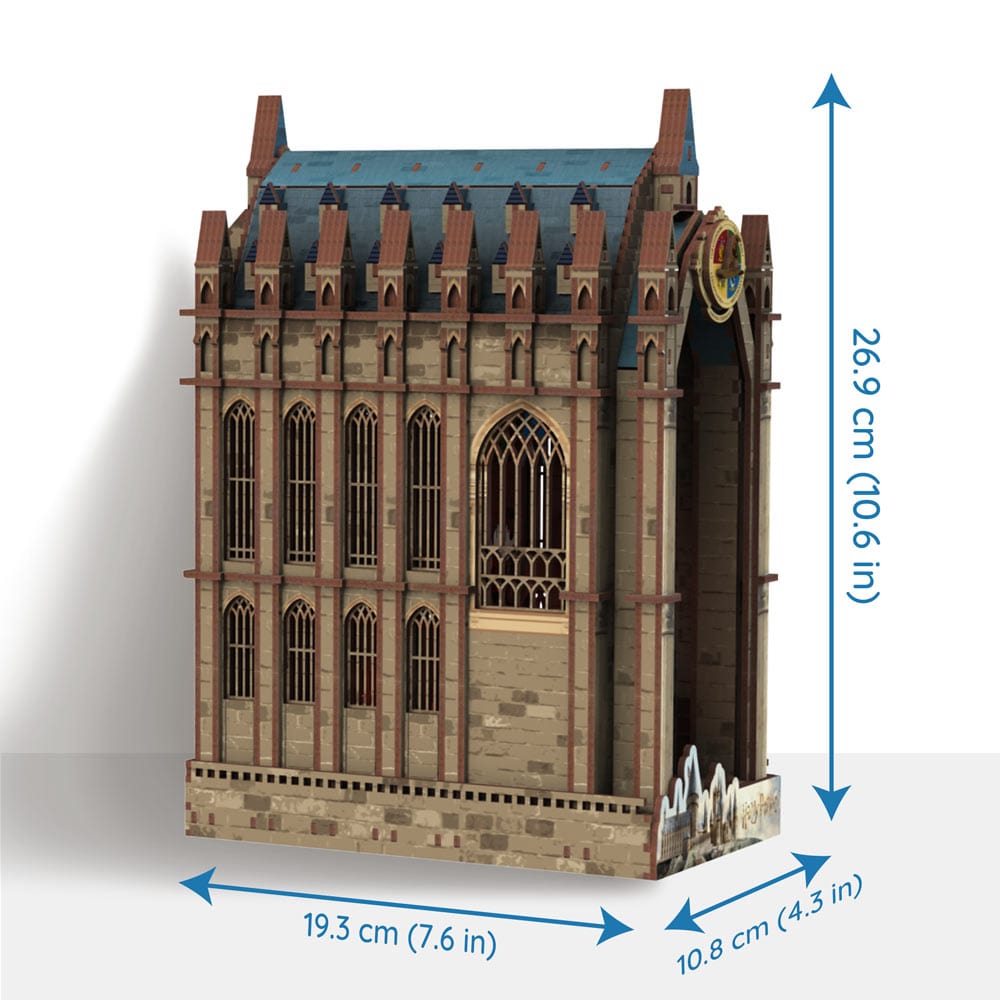 Book Nook Kits 534 Pieces | 7.6" x 4.3" x 10.6" The Great Hall - DIY Book Nook Kit