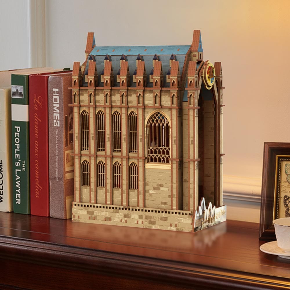Book Nook Kits 534 Pieces | 7.6" x 4.3" x 10.6" The Great Hall - DIY Book Nook Kit