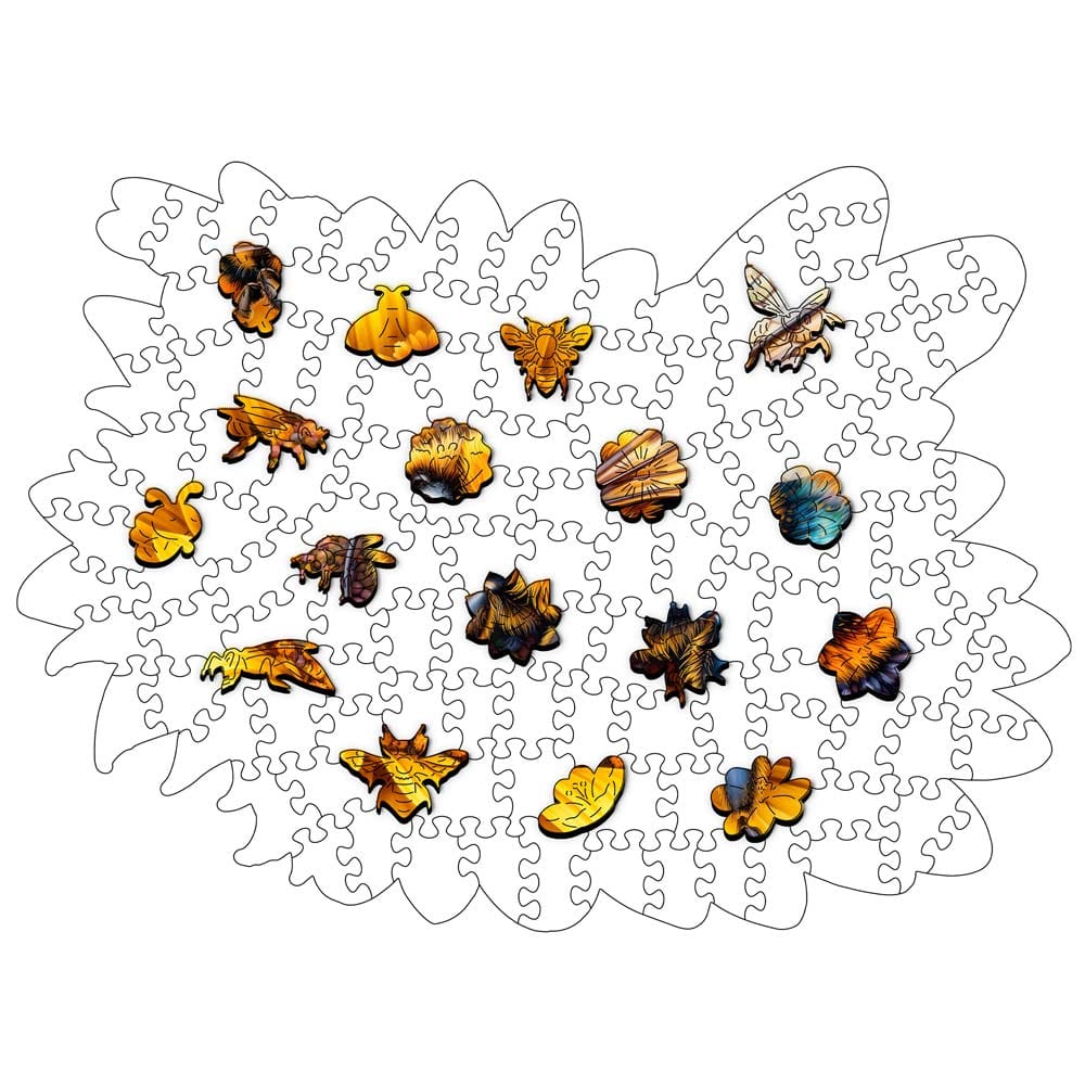 Wooden Jigsaw Puzzles Sunny Bee - Jigsaw Puzzle