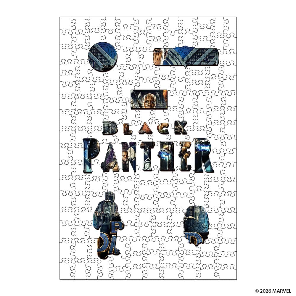 Wooden Jigsaw Puzzles Black Panther – Wooden Jigsaw Puzzle