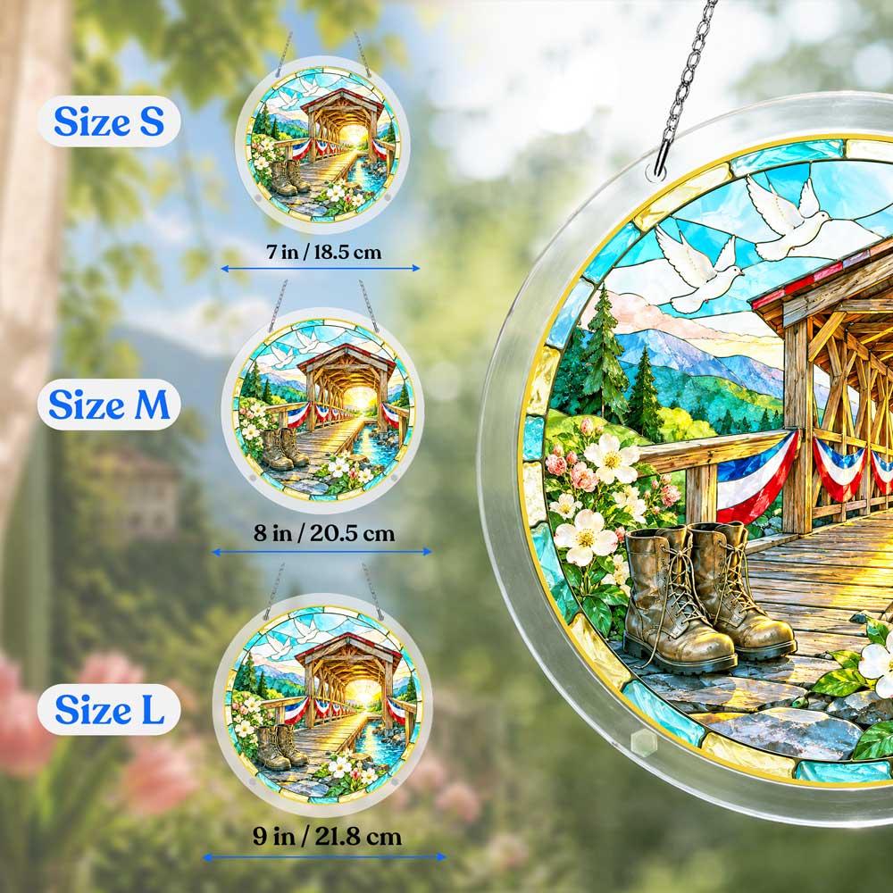 Acrylic Jigsaw Puzzle Acrylic Jigsaw Puzzle Suncatcher - Bridge of Honor