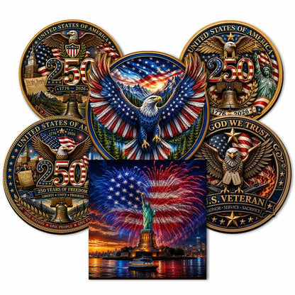 Animal Jigsaw Puzzle > Wooden Jigsaw Puzzle > Jigsaw Puzzle 🔥Limited Edition🔥6-Pack 250 Years of Freedom Anniversary - Wooden Jigsaw Puzzle Set