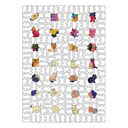 Wooden Jigsaw Puzzles Blossom Cat - Jigsaw Puzzle