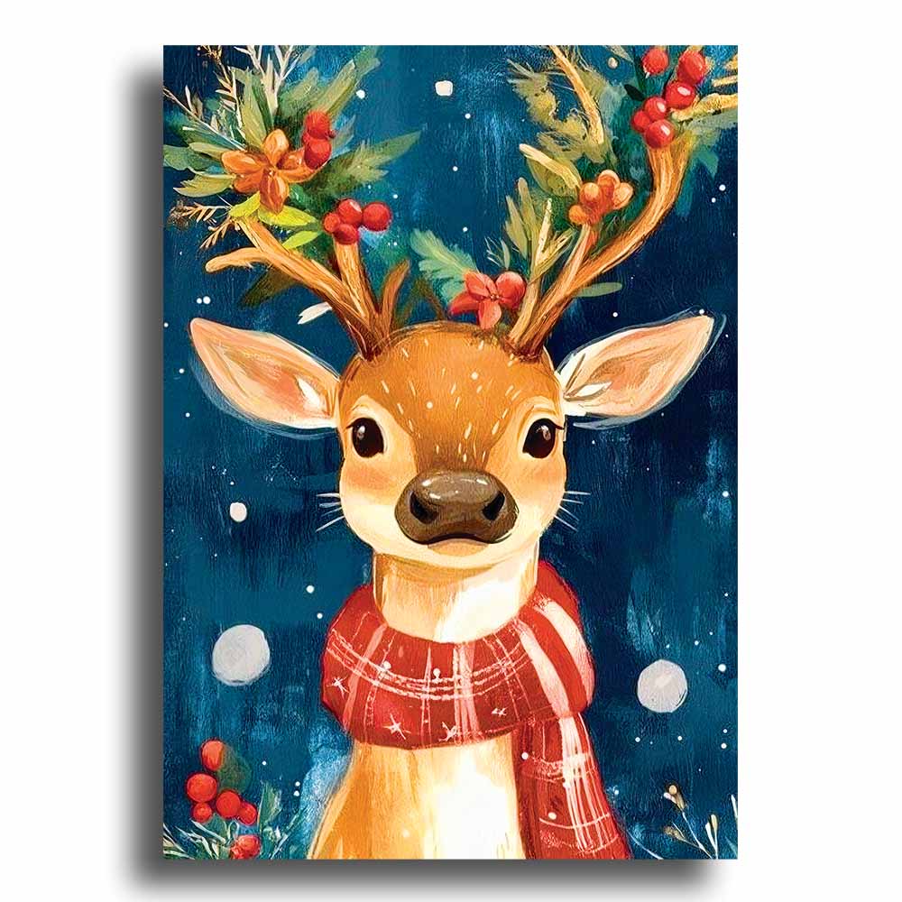 Winter Deer - Jigsaw Puzzle