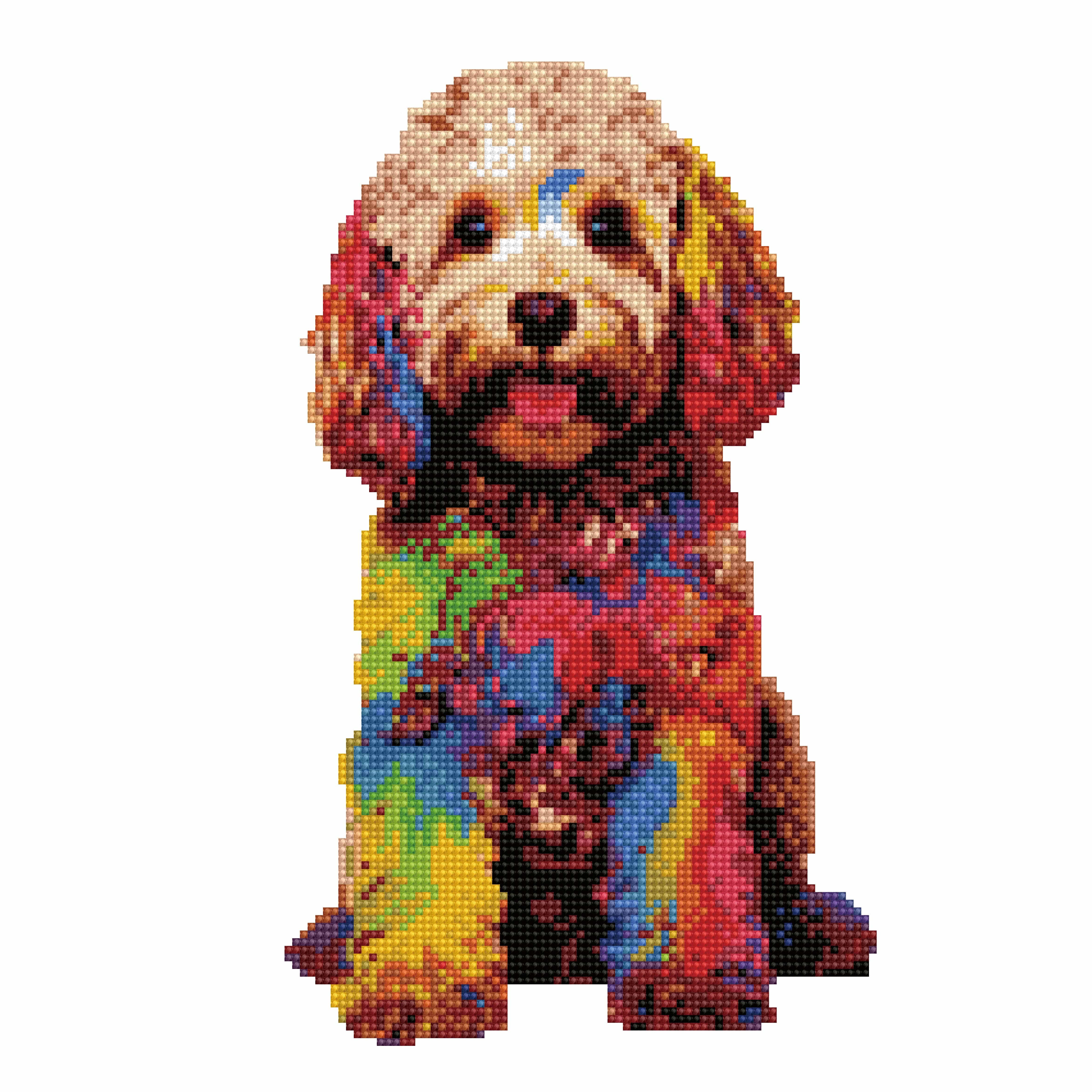 Cockapoo Dog - Diamond Painting Kit