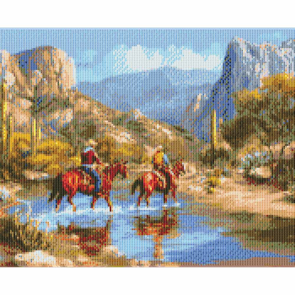 Diamond Painting Kits 15.7" x 19.6" (40 x 50cm) Canyon Riders - Diamond Painting Kit