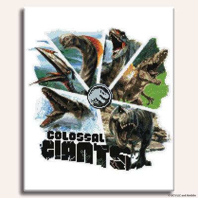 Diamond Painting Kits 21.5" x 17.6" | 45cm x 55cm Colossal Giants - Diamond Painting Kit