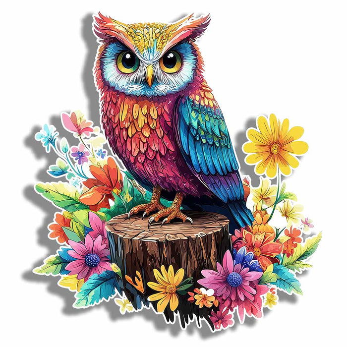 Floral Owl - Jigsaw Puzzle