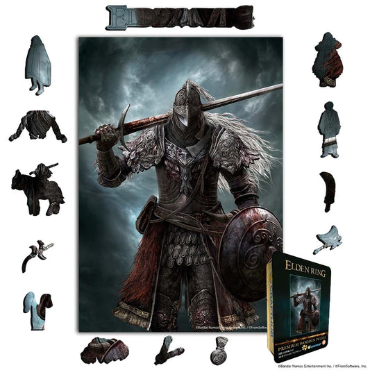 Wooden Jigsaw Puzzles A4 + Wooden Gift Box Tarnished Warrior - Wooden Jigsaw Puzzle