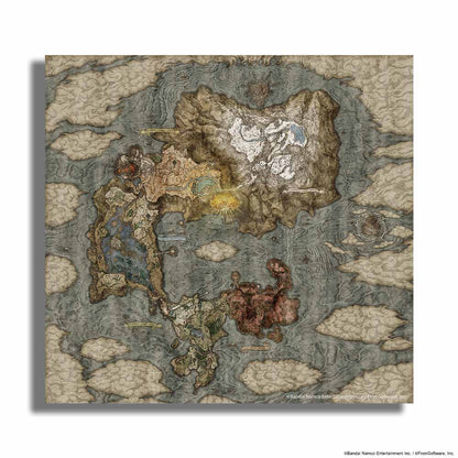 Wooden Jigsaw Puzzles Lands Between Map - Wooden Jigsaw Puzzle