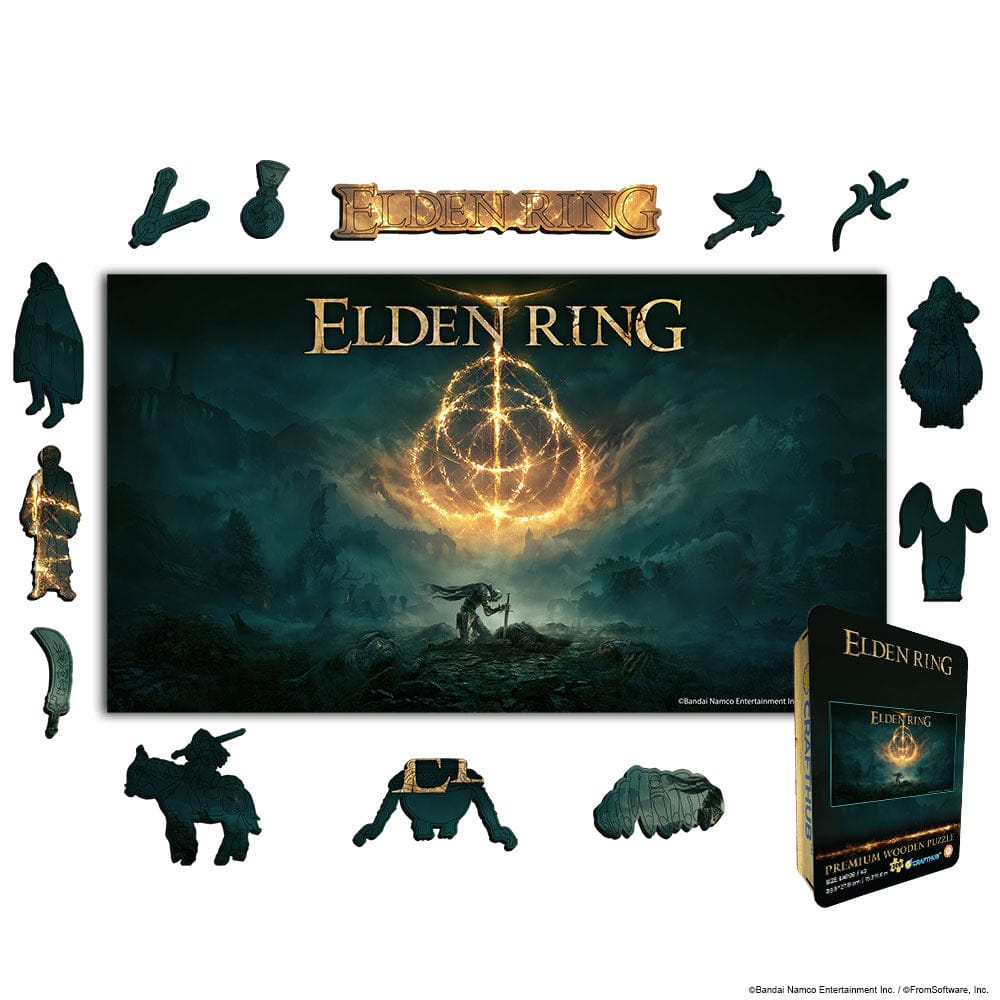 Wooden Jigsaw Puzzles A4 + Wooden Gift Box Elden Ring - Wooden Jigsaw Puzzle