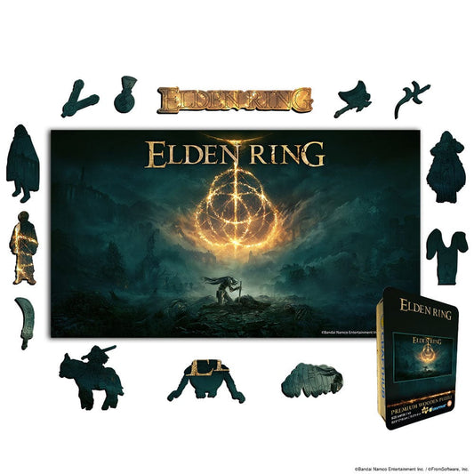 Wooden Jigsaw Puzzles A4 + Wooden Gift Box Elden Ring - Wooden Jigsaw Puzzle