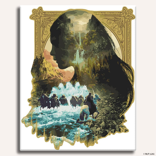 Painting By Numbers Kits 15.7" x 19.7" (40x50cm) Echoes of Middle-earth - Paint By Numbers Kit