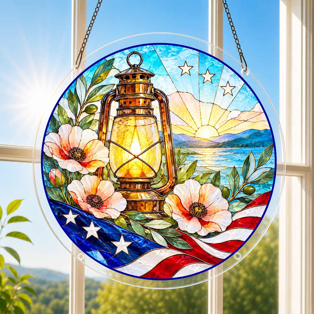 Acrylic Jigsaw Puzzle Acrylic Jigsaw Puzzle Suncatcher - Eternal Lantern