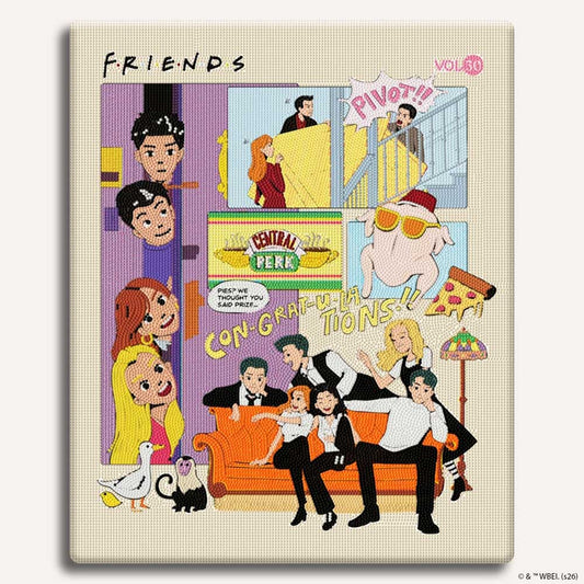 Diamond Painting Kits 17.7" x 21.7" / 45cm x 55cm Friends Forever - Diamond Painting Kit