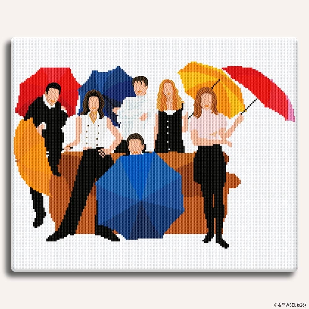 Diamond Painting Kits 17.7" x 21.7" / 45cm x 55cm Friends - Diamond Painting Kit