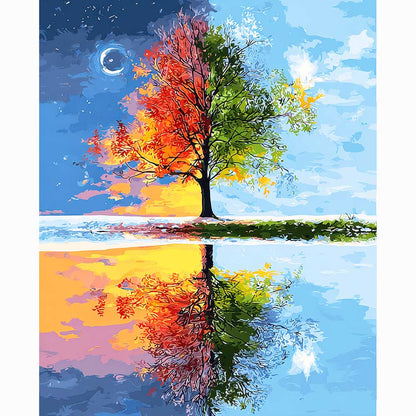 Diamond Painting Kits 15.7" x 19.6" (40 x 50cm) Four Seasons - Diamond Painting Kit